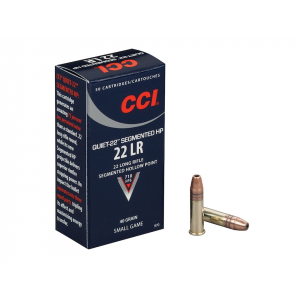  Quiet 22LR 40 Grain Fragmenting Hollow Point Box Of 500 (10 Boxes Of 50) Ammo