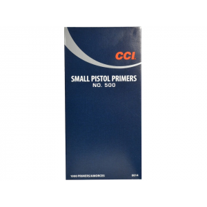 CCI Small Pistol Primers #500 Box of 1000 (10 Trays of 100) - Cci