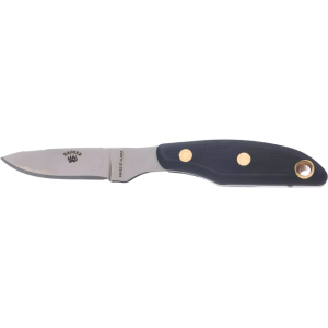 Knives of Alaska Badger Fixed Blade Knife 2.64" Drop Point D2 Satin Blade SureGrip Handle Black - Knives Of Alaska