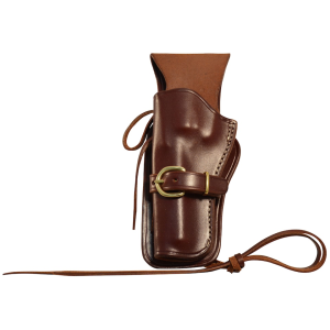 Triple K 114 Cheyenne Western OWB Holster Left Hand Ruger Single Six, Colt New Frontier, Heritage Rough Rider 6-1/2" Barrel Leather Walnut Oil