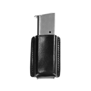 Galco Concealable Double Stack Polymer Magazine Pouch 40 S&W, 9mm Leather Black - Galco
