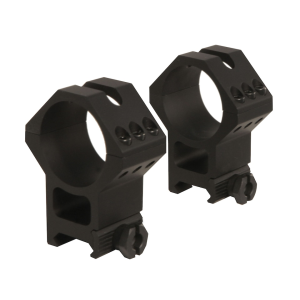 Weaver Tactical Precision 34mm XX-High 7075 T6 Aluminum 2-Piece 6-Hole Quick Detach Picatinny Ring, Anodized Black - 99686