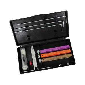 Lansky Standard Diamond Knife Sharpening System with Coarse, Medium and Fine Diamond Hones - Lansky