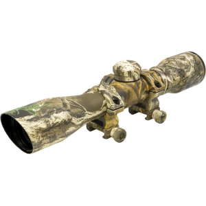 TRUGLO Compact Shotgun Scope 4x 32mm Diamond Reticle Realtree Edge