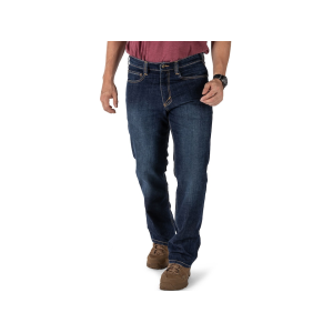 5.11 Men's Defender-Flex Straight Leg Jeans Stone Wash Indigo 34X30