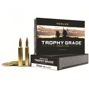 ler Trophy Grade 30 Nosler 200 Grain Nosler AccuBond Bonded Polymer Tip Box Of 20 Ammo