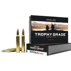 ler Trophy Grade 300 Winchester Magnum 180 Grain Nosler AccuBond Bonded Polymer Tip Box Of 20 Ammo