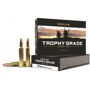 ler Trophy Grade 30 Nosler 180 Grain Nosler AccuBond Bonded Polymer Tip Box Of 20 Ammo