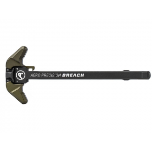 Aero Precision BREACH Ambidextrous Charging Handle Assembly Large Lever AR-15 Aluminum Olive Drab - Aero Precision