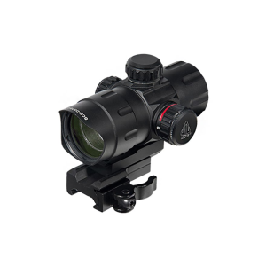 UTG Red Dot Sight 32mm 1x Red and Green T-Dot with Riser and Quick-Detach Weaver/Picatinny Mount Matte