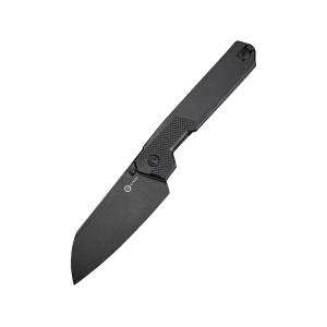 CIVIVI Hid Pocket Knife 4.14" Reverse Tanto Sandvik 14C28N Black Stonewash Blade G-10 Handle Black - Civivi