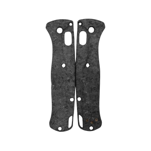 Flytanium Crossfade Knife Scales for Benchmade Bugout Carbon Fiber Shredded - Flytanium