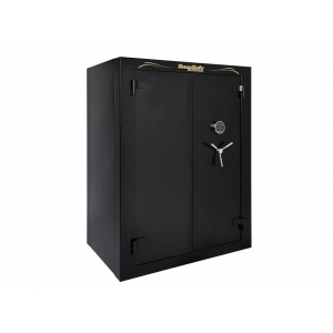 SnapSafe Super Titan XXL Double Door Fire-Resistant 56-Gun Modular Safe with Electronic Lock Black - Snapsafe