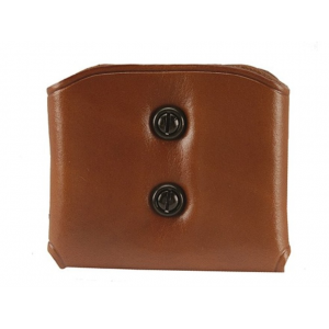 Galco DMC Double Magazine Pouch 40 S&W, 9mm Double Stack Magazine Leather Tan - Galco