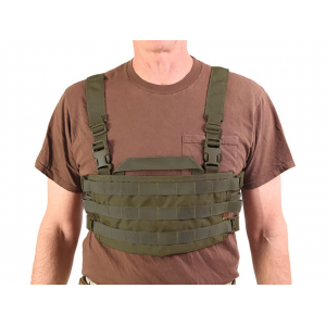 High Speed Gear AO MOLLE Chest Rig Nylon Olive Drab - High Speed Gear