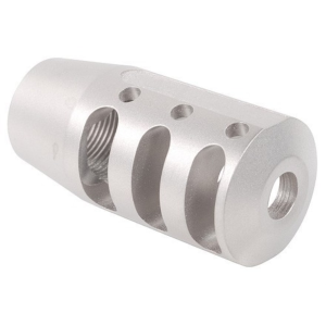 PRI Quiet Control Muzzle Brake 5/8"-24 Thread AR-15 6.8mm Remington SPC Stainless Steel - Pri