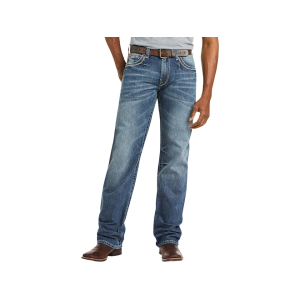 ARIAT Men's M4 Low Rise Coltrane Relaxed Boot Cut Jeans Durango 38X34