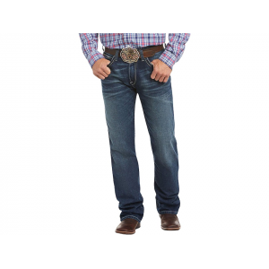 ARIAT Men's M4 Low Rise Stretch Adkins Relaxed Boot Cut Jeans Turnout 30X34