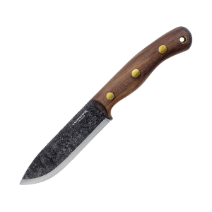 Condor Knives Bisonte Fixed Blade Knife 4.7" Drop Point 1095 Condor Classic Blade Walnut Handle - Condor Knives