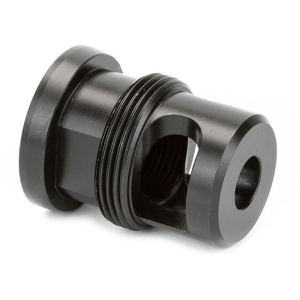 Griffin Armament Taper Mount Minimalist Muzzle Brake Suppressor Mount 5.56mm 1/2"-28 Thread Stainless Steel Nitride - Griffin Armament