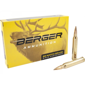 ger Match Grade 300 Winchester Magnum 185 Grain Berger Match Classic Hunter Jacketed Hollow Point Box Of 20 Ammo