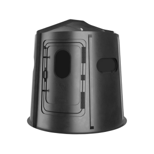 Maverick 5-Shooter GX Box Blind with Tinted Windows Black - Maverick Blinds