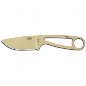 ESEE Knives Izula with Complete Kit Fixed Blade Knife 2.63" Drop Point 1095 Desert Tan Blade 1095 Handle Desert Tan