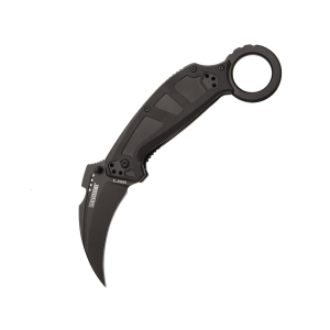 BLACKHAWK! BH15G3201BK Folding Knife 2.25" Karambit D2 Black Blade G-10 Handle Black - Blackhawk!