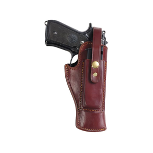 Triple K 39 Packer OWB Holster Right Hand Ruger Mark I,II, III, IV 5.5" Leather Walnut - Triple K