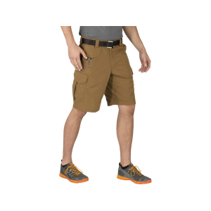 5.11 Men's Stryke Tactical Shorts Canvas Flex-Tac Battle Brown 30" Waist 11" Inseam - 5.11