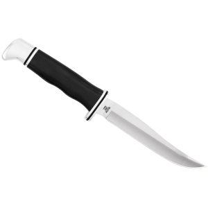 Buck Knives 105 Pathfinder Fixed Blade Knife 5" Clip Point 420HC Satin Blade Phenolic Handle Black - Buck Knives
