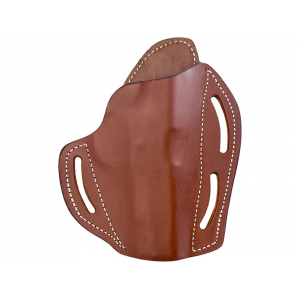 HUNTER 2800 3 Slot Pancake OWB Holster Right Hand S&W 4046 Leather Chestnut