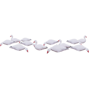GHG Silhouette Snow Goose Decoy Pack of 12 - Ghg