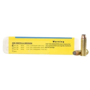 Buffalo Bore 500 S&W Magnum Ammo 400 Grain Jacketed Flat Nose Box of 20