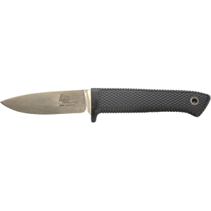 Cold Steel Pendleton Mini Hunter Fixed Blade Knife 3" Drop Point CPM 3-V Satin Blade Kray-Ex Handle Black - Cold Steel