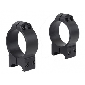 Warne Maxima Weaver 34mm Scope Rings Matte Black Low - Warne