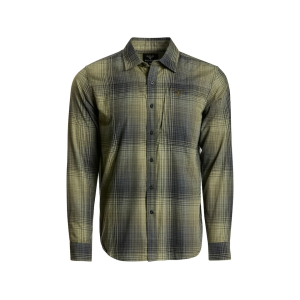 King's Camo Men's Modern Flannel Shirt Olive Plaid Medium
