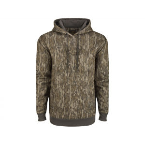 OL' TOM Men's Back Eddy Embossed Solid Hoodie Mossy Oak Bottomland Medium