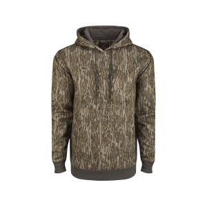 OL' TOM Men's Back Eddy Embossed Solid Hoodie Mossy Oak Bottomland 3XL