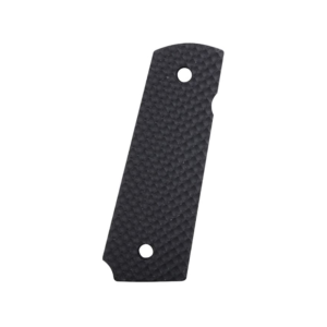 Nighthawk Custom Grips 1911 Government, Commander Golf Ball Texture Black G10 - Nighthawk Custom