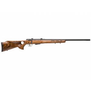 SAVAGE Arms 25 Lightweight Varminter Bolt Action Rifle 204 Ruger 24" Black Barrel Black Frame Brown Thumbhole Stock
