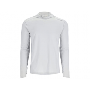 SIMMS Men's SolarFlex Hoodie Sterling Large