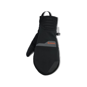 SIMMS Men's Windstopper Foldover Fishing Mittens Black 2XL