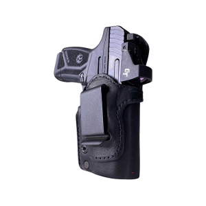 Urban Carry LockLeather IWB Holster Right Hand Glock 20, 21, HK P30, USP, VP9, Sig Sauer P226, P320, Springfield XD Optics Ready Leather Black - Urban Carry