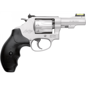 SMITH & Wesson Model 317 Kit Gun 22 Long Rifle Revolver 3" Stainless Barrel 8 Round Black Grip