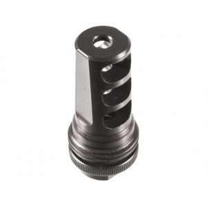 SilencerCo ASR Muzzle Brake Suppressor Mount .458 Caliber 3/4"-24 Thread Steel Matte - Silencerco