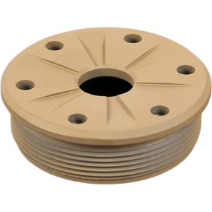 SilencerCo Bravo Flat Front Cap 7.62mm for SilencerCo Omega Steel Flat Dark Earth - Silencerco