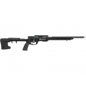 SAVAGE Arms B22 Precision Lite Bolt Action Rifle 22 Long Rifle 18" Carbon Fiber Threaded Barrel Black Frame Black Adjustable Stock