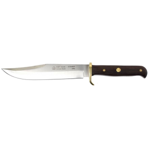PUMA SGB Bowie Fixed Blade Knife 6.1" Clip Point DIN 1.4116 Satin Blade Jacaranda Wood Handle Wood - Puma