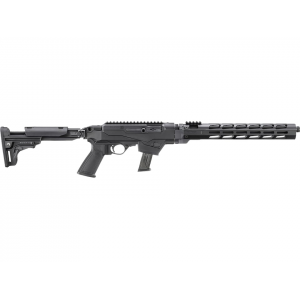RUGER Pc Carbine M-lok Semi Automatic Rifle 9mm Luger 16.1" Hard Coat Type 3 Mil-spec Anodize Threaded Barrel Hardcoat Anodized Frame Black Folding Stock